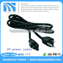 6FT US standard 3-Prong AC Power Supply Cable Adapter Cord For LCD Laptop